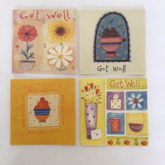 LOUISE RAWLINGS SET OF 16 GET WELL CARDS NWT - Picture 1 of 8
